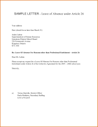official leave letter example of format for request to principal ...