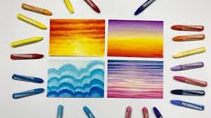 Mewarnai gambar pemandangan dengan crayon juga memiliki cara seperti mewarnai gambar pada umumnya. 4 Cara Mewarnai Gradasi Langit Youtube