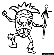 Eye doctor coloring page home template. Halloween Online Coloring Pages