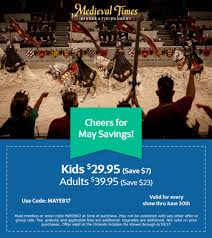 Latest medieval times coupons and promo codes for february 2021 are updated and verified. Medieval Times February 2021 Coupons And Promo Codes