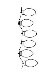 This coloring page file is for your personal use only. Colouring Page Christmas Lights Coloringpage Ca