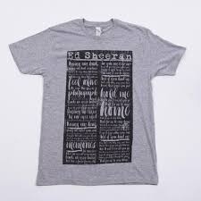 Ed Sheeran Ed Sheeran Mens Tops Mens Tshirts