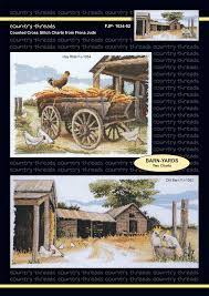 Check spelling or type a new query. Country Threads Cross Stitch Counted X Stitch Pattern Graph Barn Yards New