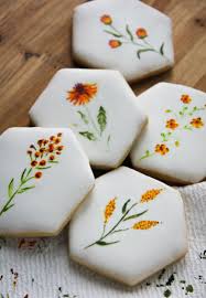 Wildflower Sugar Cookies Watercolor Cookies Flower Cookies Flower Sugar Cookies