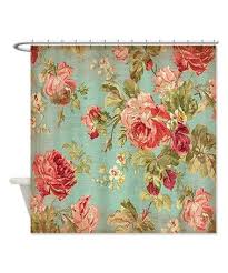 Vintage Rose Floral Shower Curtain Zulily Floral Shower Curtains Vintage Shower Curtains Floral Shower