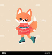 Kids fox Stock Vector Images