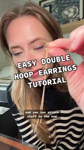 How to Make Fake Hoop Earrings
