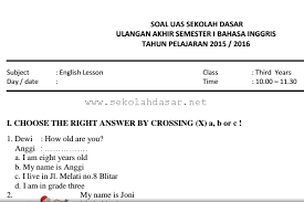 Soal Latihan Kelas 3 Sd Ilmusosial Id