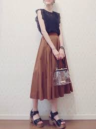 mayuko select mocaのシャツ ブラウスを使ったコーディネート wear ファッション ファッションスタイル 流行のドレス