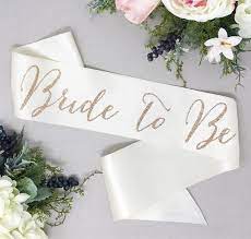 Satin Bride To Be Sash Bachelorette Sash Bride Gift Etsy In 2021 Handmade Bridal Shower Gifts Bridal Shower Gifts For Bride Bridal Shower Sash