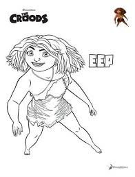 Hours of fun await you by coloring a free drawing cartoons the croods. Kids N Fun Com 39 Coloring Pages Of Croods