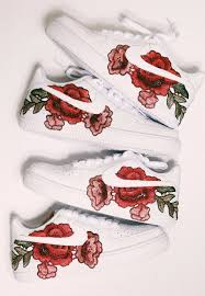 Nike Air Force Roses Custom White Nikes Nike Shoes Air Force Nike Air Shoes