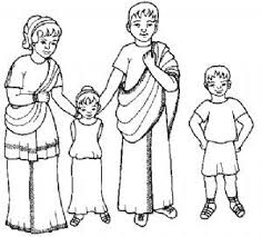 A Roman Family Colouring Sheet Family Coloring Pages Family Coloring Ancient Romans
