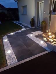 Fascinating Outside Lighting Ideas Uk Made Easy In 2020 Driveway Design Courtyard Landscaping Backyard Lighting