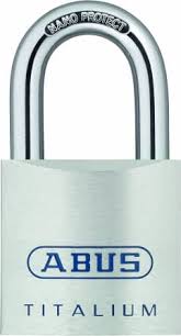 Abus 80ti 50 Titalium Aluminum Alloy Padlock