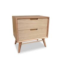 This handcrafted 19th century pair of bedside cabinets is in used, but good condition. Malou American Oak Bedside Table