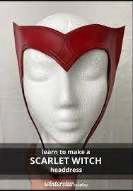 Scarlet Witch Headdress Tutorial Ebook Digital Pattern Etsy Witch Cosplay Scarlet Witch Halloween Costume Scarlet Witch Costume
