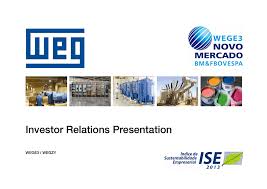 Papel rompeu a neckline e depois testou a mesma como resistência (eu sei, esse oco está meio quasímodo). Investor Relations Presentation Wege3 Wegzy