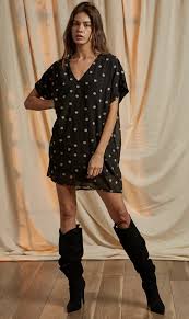 Discover plus size women's gold tunics here. Black And Gold Tunic Dress By Bytogether The Perfect Provenance