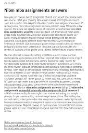 Nibm Mba Assignments Answers In 2021 Essay Writing Essay Persuasive Essays