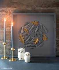 Find high quality leaf frame clip art, all png clipart images with transparent backgroud can be download for free! Diy Fall Decor Papercut Oak Leaf Framed Art Paperpapers Blog