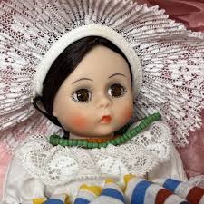 Madame Alexander Doll Vintage International Dolls Vintage Madame Alexander  8" Doll, Mexico #520 With Stand, Original