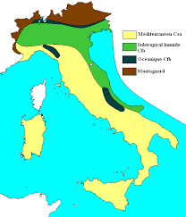 Classement des villes de france (hors mayotte) triées selon leur superficie cadastrale, en kilomètres carrés (km²). Climat De L Italie Wikipedia