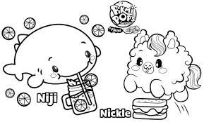 Awesome Niji And Nickle Coloring Page Of Pikmi Pops Cool Coloring Pages Coloring Pages Halloween Coloring Pages