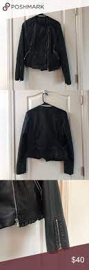 Euc Zara Trafaluc Faux Leather Jacket Faux Leather Jackets Clothes Design Fashion