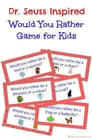 Dr Seuss Inspired Would You Rather Game Inspiration Laboratories Dr Seuss Activities Dr Seuss Day Dr Seuss Classroom