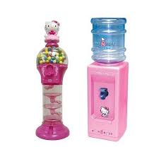 Specilications subject to change without notice packaging. Hello Kitty Mini Water Dispenser And Gumball Machine Set Toys Hello Kitty Merchandise Hello Kitty Gumball Machine Hello Kitty Appliances