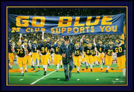 The world clearly would be a better place if more people cared as much about their pursuits as bo does about his. Those Who Stay Will Be Champions Michigan Picture Michigan Go Blue Michigan Football Bo Schembechler