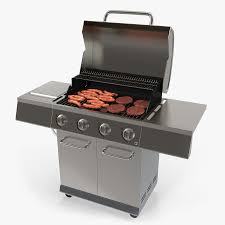 Gas Grill With Sausages 3d Model 49 Max Obj Ma Fbx C4d 3ds Free3d
