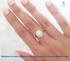 Reasons To Wear Diamond Engagement Ring On Your Middle Finger By Oscar Valencia Medium