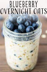 Blueberry Overnight Oats Blueberry Overnight Oats Overnight Oats Healthy Low Calorie Overnight Oats