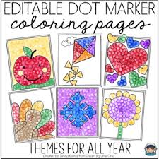 You could also print the image while using the print button above the image. Dot Marker Coloring Pages Color By Number Color By Sight Word Editable
