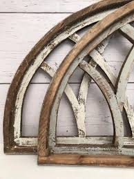 Half Moon Wall Arch Christmas Decoration Etsy Arched Wall Decor Arched Window Coverings Cathedral Windows