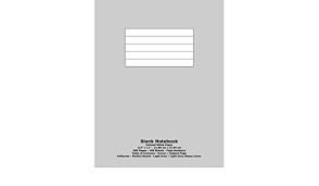 Choose from 550+ blank paper graphic resources and download in the form of png, eps, ai or psd. Blank Notebook Unlined White Paper 8 5 X 11 21 59 Cm X 27 94 Cm 200 Pages 100 Sheets Page Numbers Table Of Contents Light Gray
