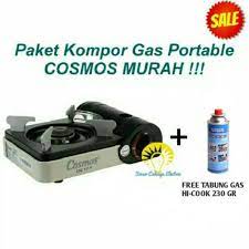 Kompor gas portable cosmos cgc 121p rp 200.100 2.5 kg kota bandung. Paket Kompor Gas Portable Murah Cosmos Cgc 121p Gratis Tabung Gas Portable Hi Cook 230 Gr Shopee Indonesia