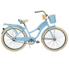 Nel Lusso Womens Cruiser Bike Blue 26 Inch