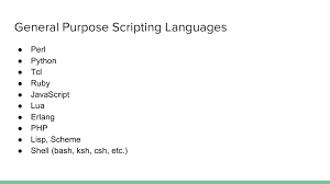 Programming language vs scripting language. Scripting Vs Programming Presentation Speaker Deck