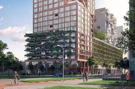 Levs And Flux Create Nature Inclusive Residential Tower In The Hague Landscape Architecture Plan Landscape Architecture Graphics Architecture Graphics