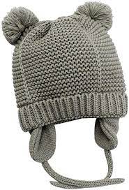 Amazon Com Xiaohawang Baby Boys Girls Hats Cute Pompom Ears Knit Winter Caps Toddler Earflap Beanies 2 3ye Baby Girl Winter Baby Boy Hats Toddler Boy Outfits