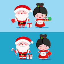 Check our collection of cartoon christmas pics, search and use these free images for powerpoint presentation, reports, websites, pdf, graphic design or any other project you are working on now. Artstation Christmas Cartoon Characters Aliaksandra Morkhat