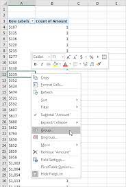 Frequency Distribution In Excel Pivot Table Excel Histogram