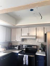 If your home was built between the 1970's and the 1990's, you may have a soffit ceiling. Replacing Fluorescent Light Boxes In Your Kitchen My Design Rules