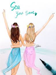 Pin By Rimjhim Agarwal On Things To Draw Drawings Of Friends Bff Drawings Best Friend Drawings