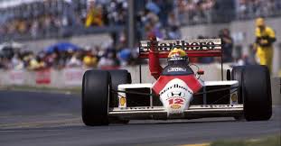 Ayrton Senna Celebrates Victory In The Mclaren Mp4 4 Racing Ayrton Senna Canadian Grand Prix