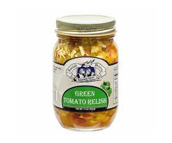 Amish country poor man's hamburger steaks. Green Tomato Relish 15oz Troyer Market
