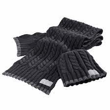 Hat and scarf set slouchy cable knit beanie winter cap with matching infinity scarf for women christianlido. Classic Knitted Scarf Hat Set Triumph Motorcycles